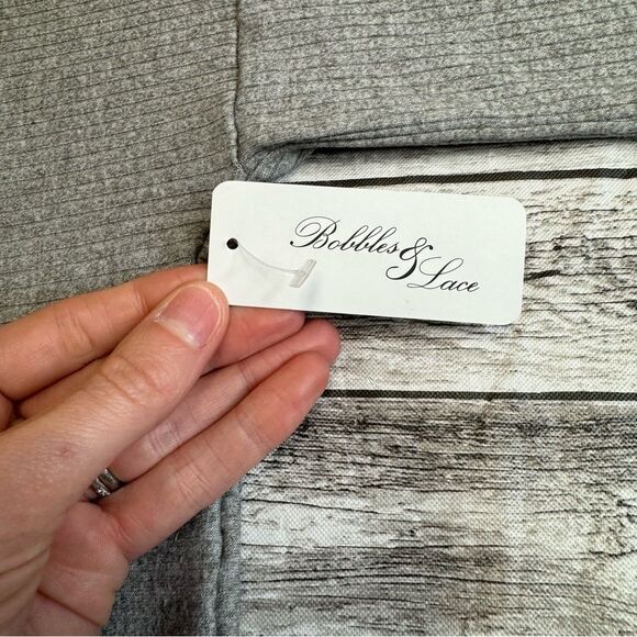 Final Touch Women's Horizontal Ribbed Bubble Sleeve Blouse S SM Small Grey Gray - Picture 10 of 16